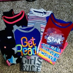 11pc. Girls Sz. 6 Shirt/Pajama Bundle